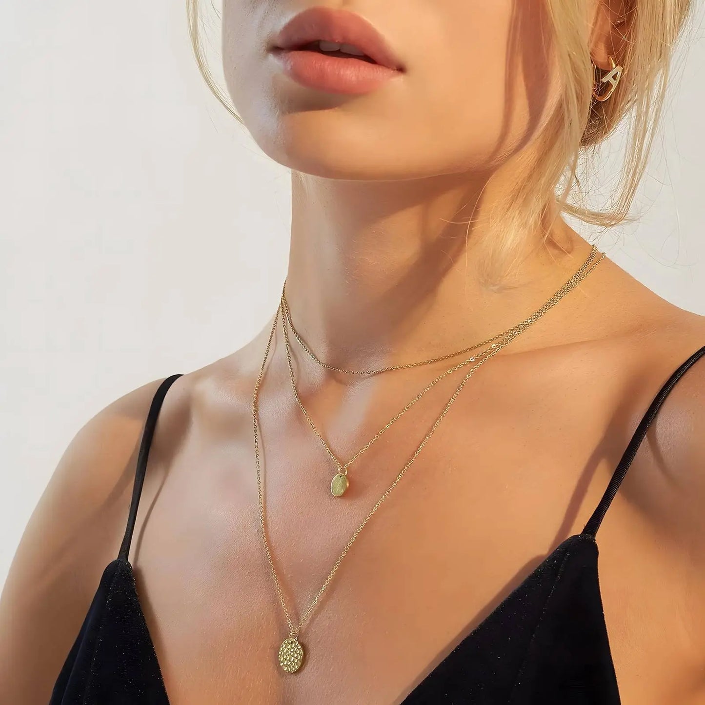 Multi Disk - 18k Gold Plated Necklace My Store