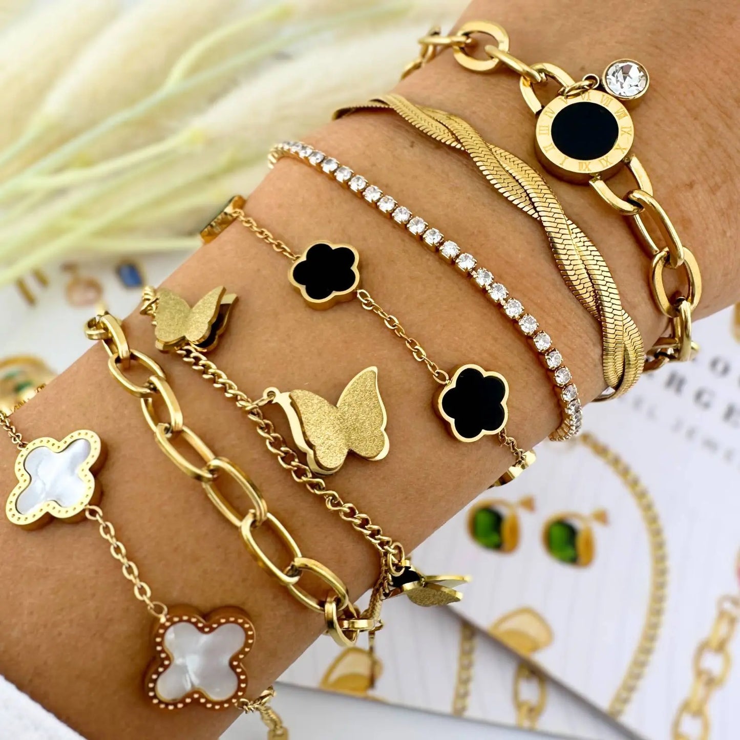 Butterfly Serenade - 18k Gold Plated Bracelet My Store